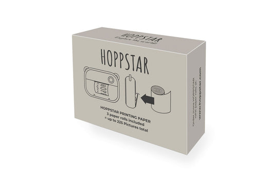Hoppstar 3x Paper Rolls – White