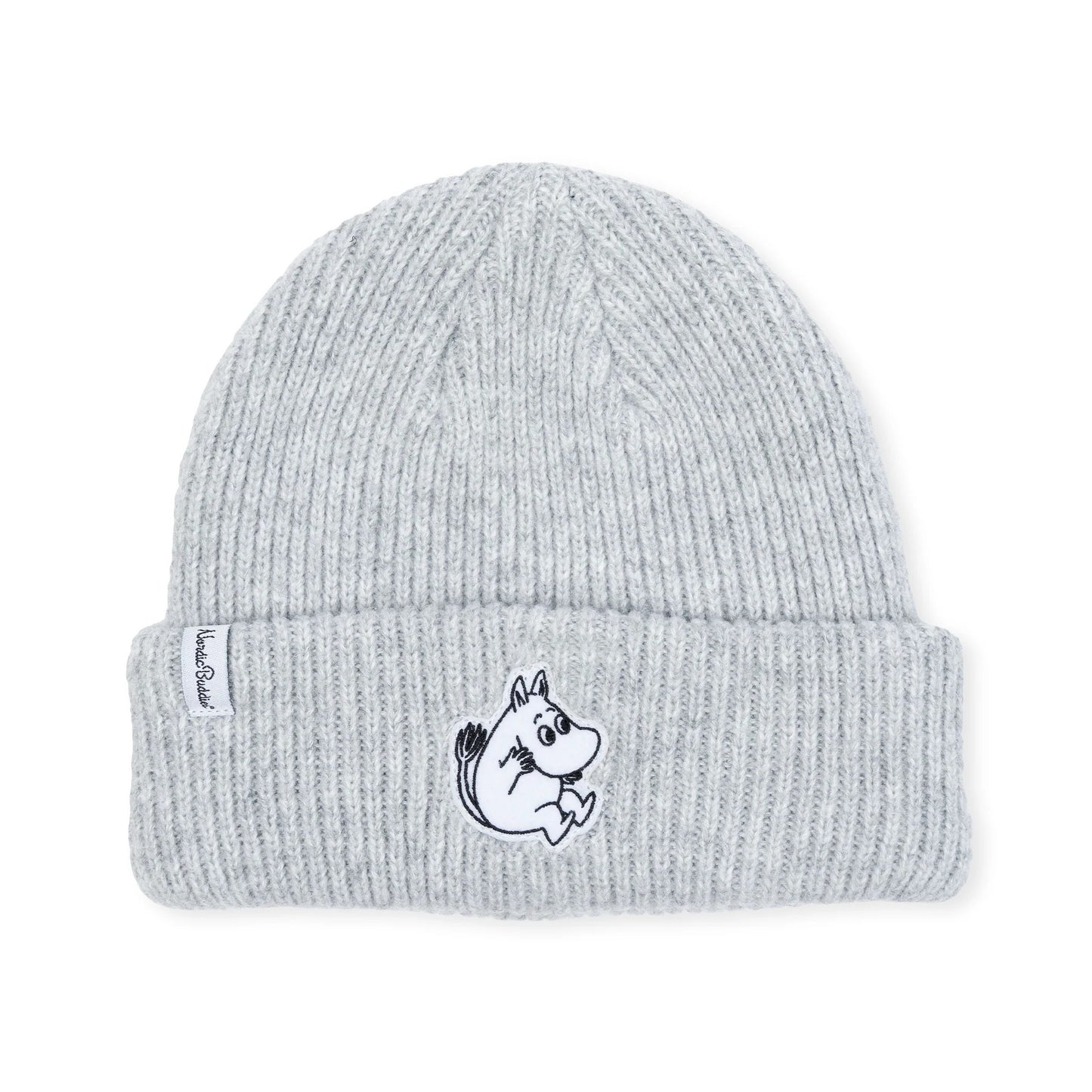 Moomintroll Felt Patch Beanie Kids - Grey
