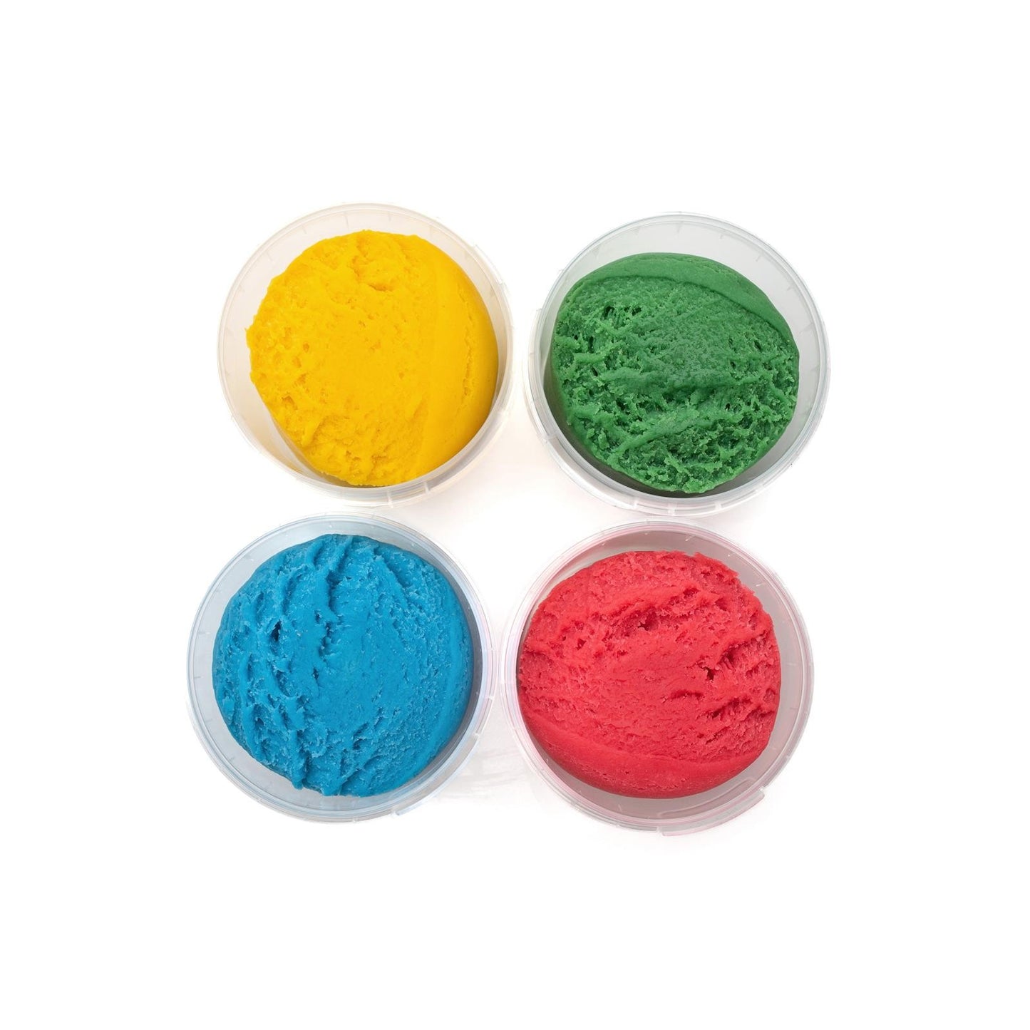 Neogrün Organic Easy Clay Set 4x120g –  Yellow, Green, Red, Blue