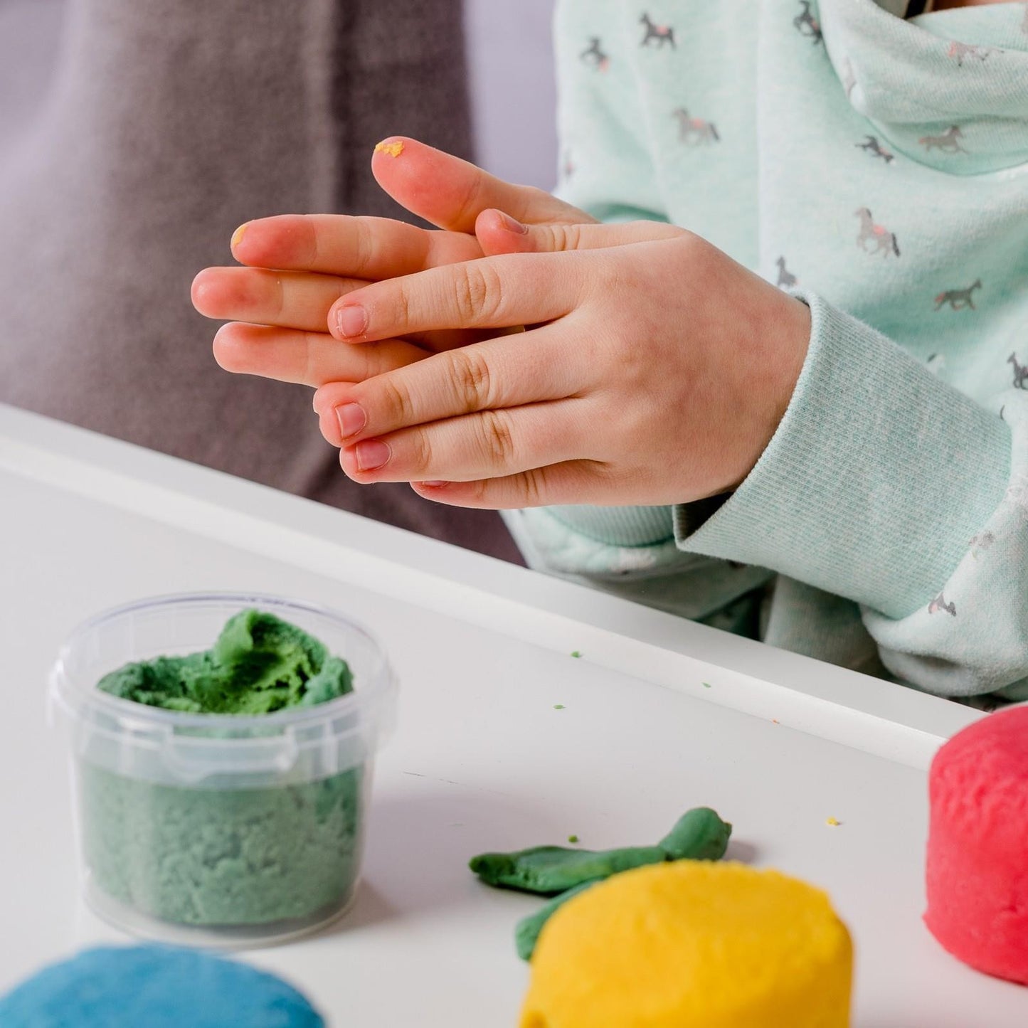 Neogrün Organic Easy Clay Set 4x120g –  Yellow, Green, Red, Blue