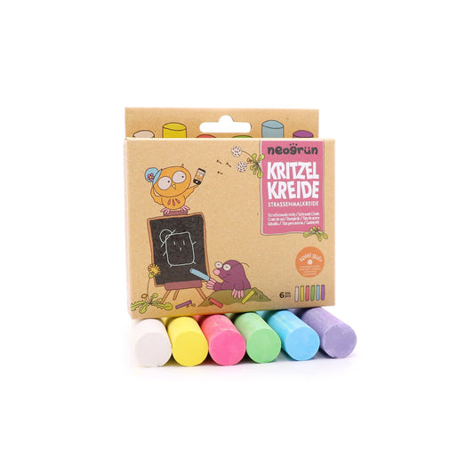Neogrün Organic Street Chalks – 6pcs