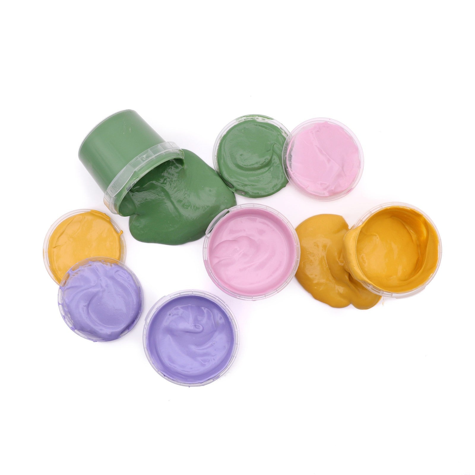 Neogrün Organic Finger Paint Set 4x120g – Yellow, Green, Pink, Violet